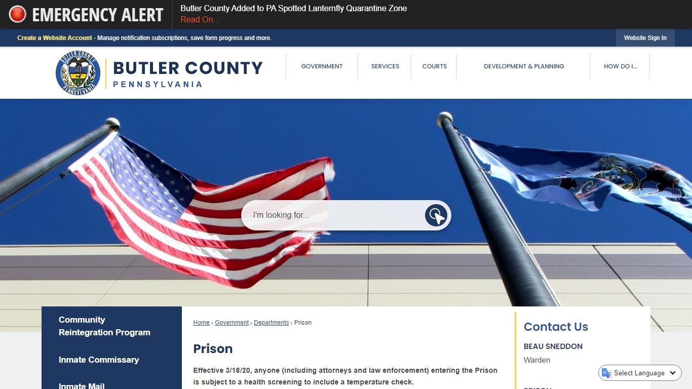 Prison | Butler County, PA